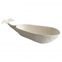 whale white serving bowl